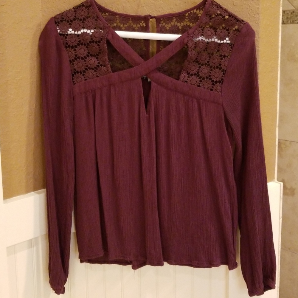Long sleeve blouse